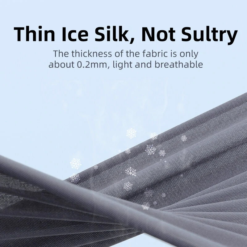 (image for) ROCKBROS Ice Silk Fabric Cycling Hand Support UPF 50+ Sun Protection Breathable High Elasticity Running Grip Stitching Sleeve for Running Riding Outdoors Sports